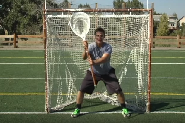 Perfect Lacrosse Goalie Stance