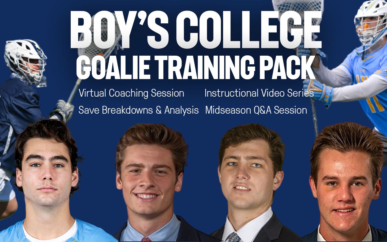 boys college goalie training pack