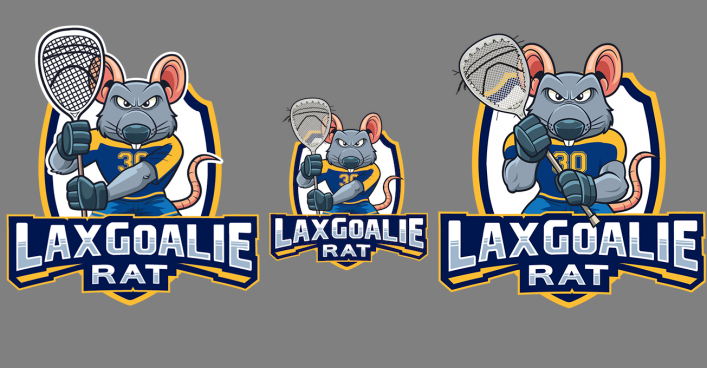 The Evolution of the Lax Goalie Rat Logo